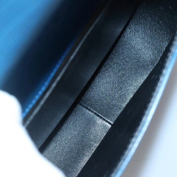 LOUIS VUITTON Epi Saint Cloud GM Shoulder Bag Toledo Blue M52195 LV Auth gh570 - Picture 8 of 16